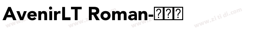 AvenirLT Roman字体转换